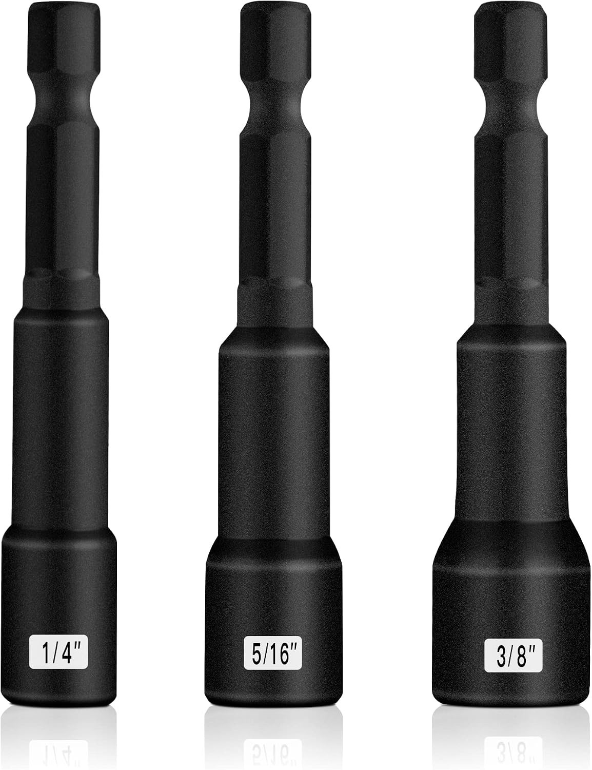 1/4" Magnetic Nut Driver Set: Hex Shank with Strong Magnet for Precision