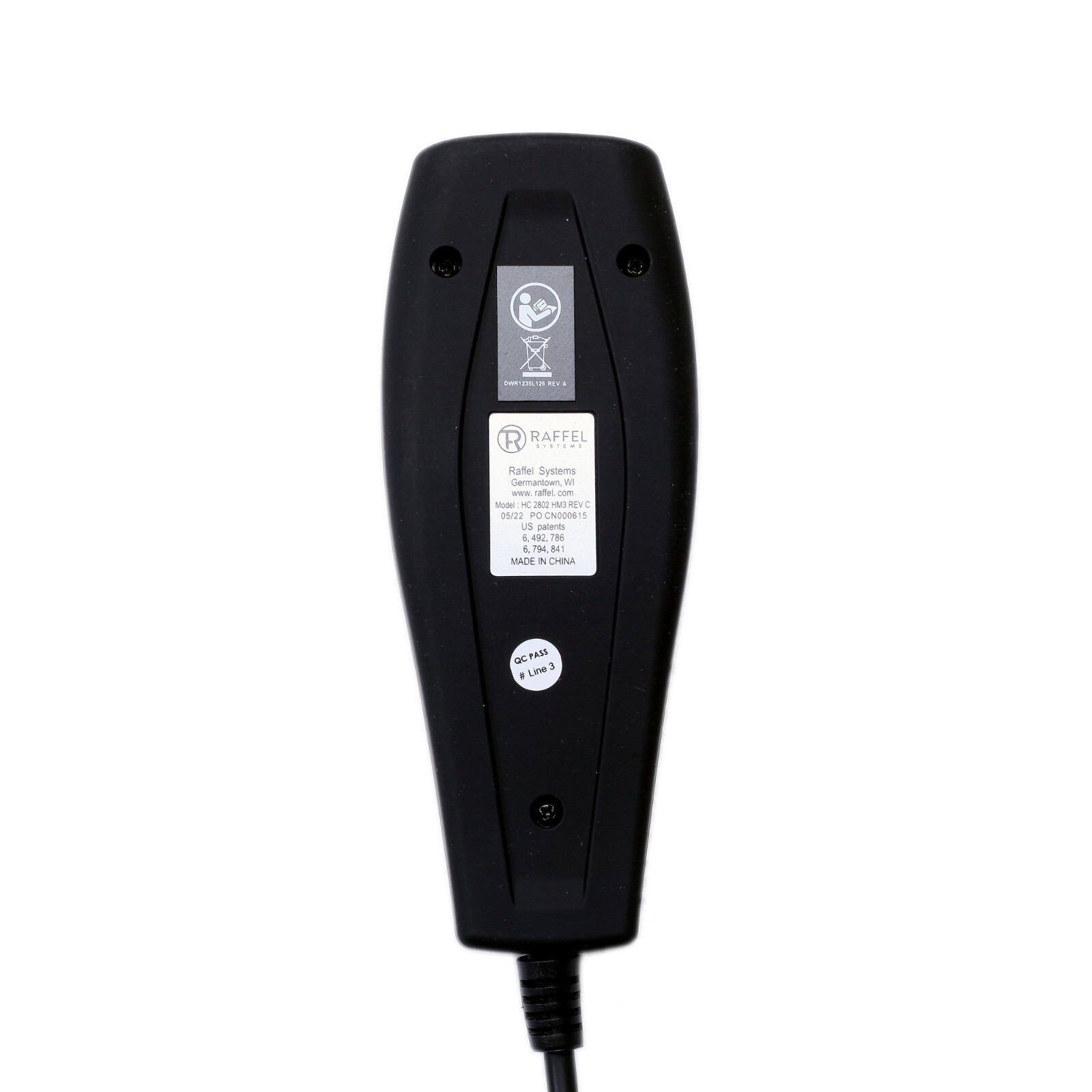 Raffel Systems Massage Remote HC 2802 HM3 for Tranquil Ease Recliner Lift Chairs