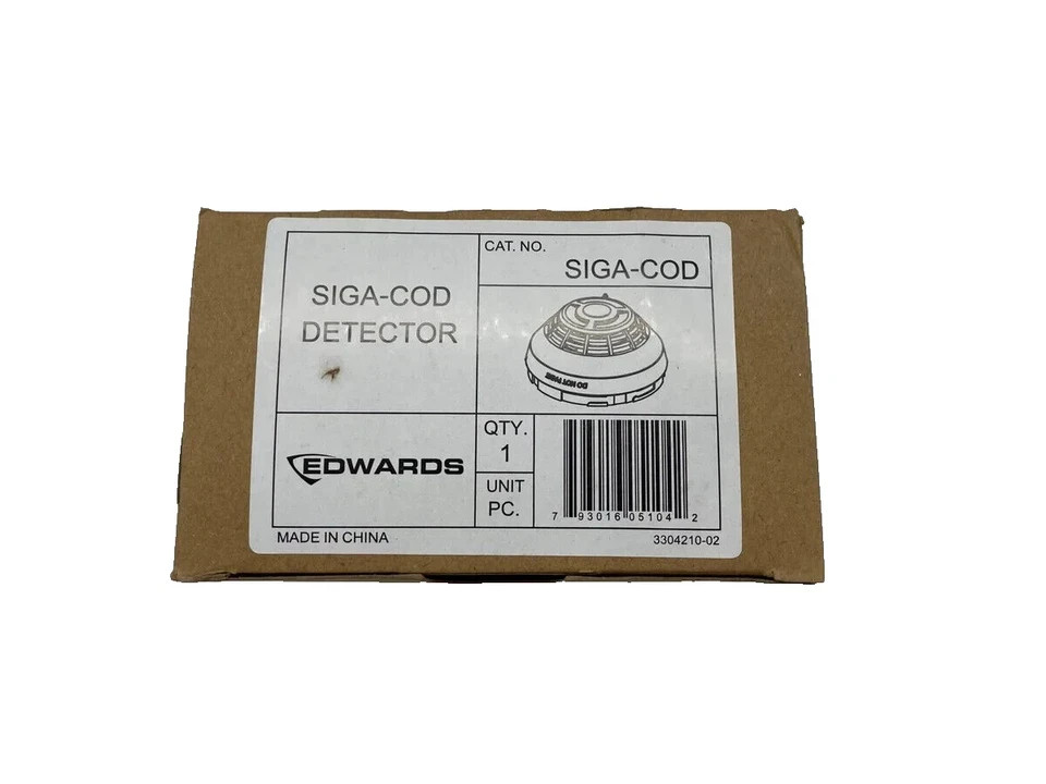 Edwards Est SIGA-COD Intelligent Carbon Monoxide Detector