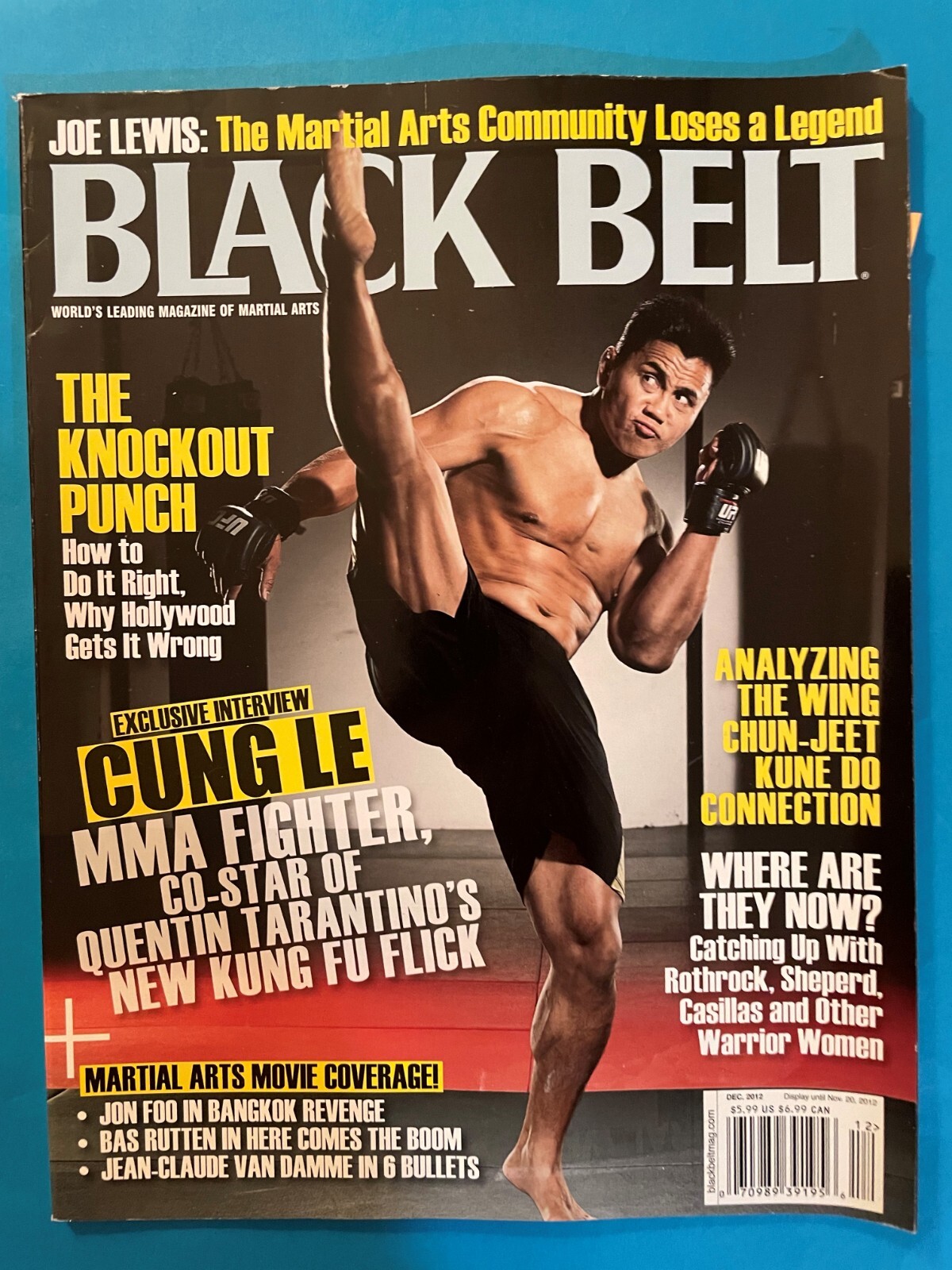 December 2012 Black Belt Magazine Cung Le Magazine