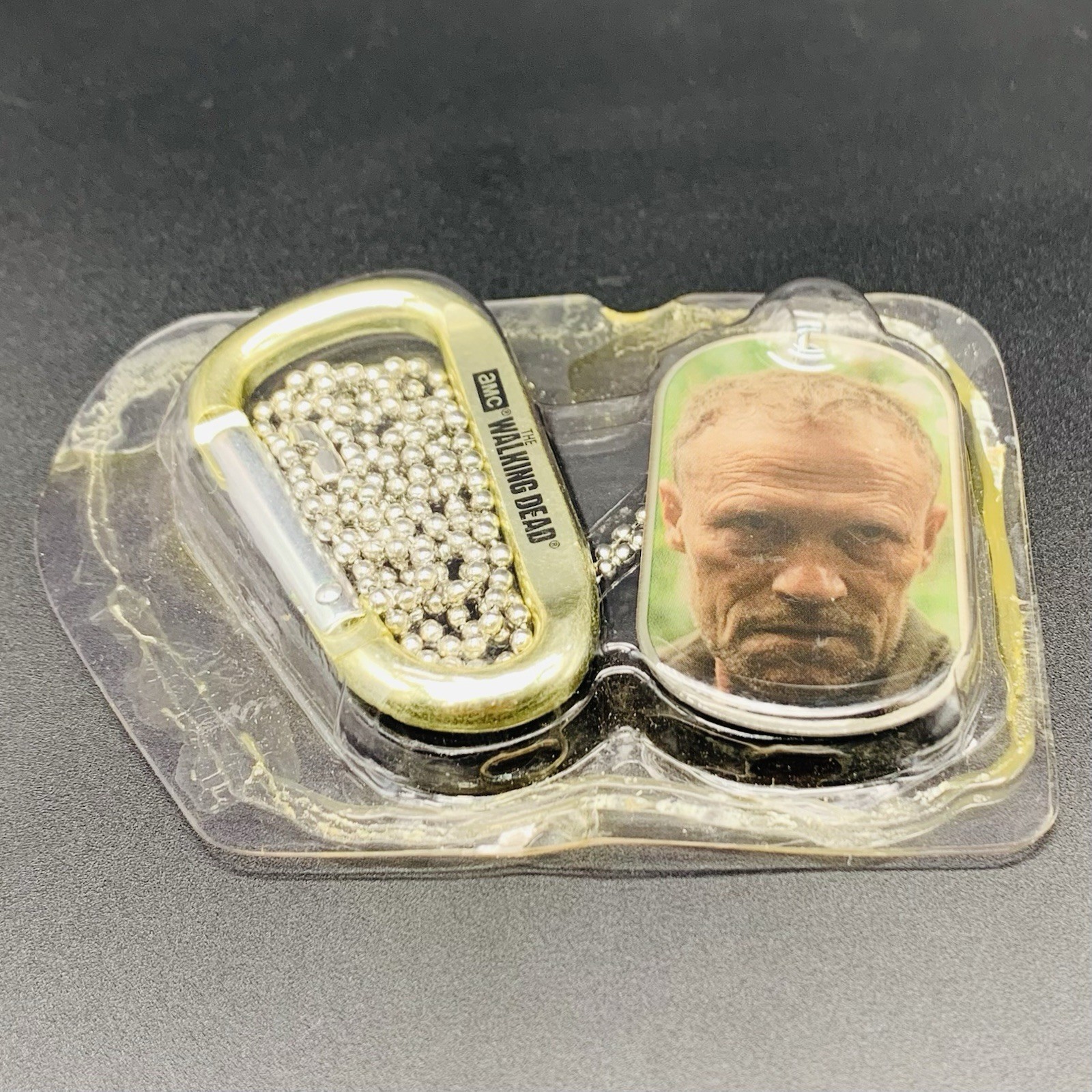 AMC The Walking Dead Season 3 Merle Dixon #15 of 36 Dog Tag Chain w/ D-Ring 2014