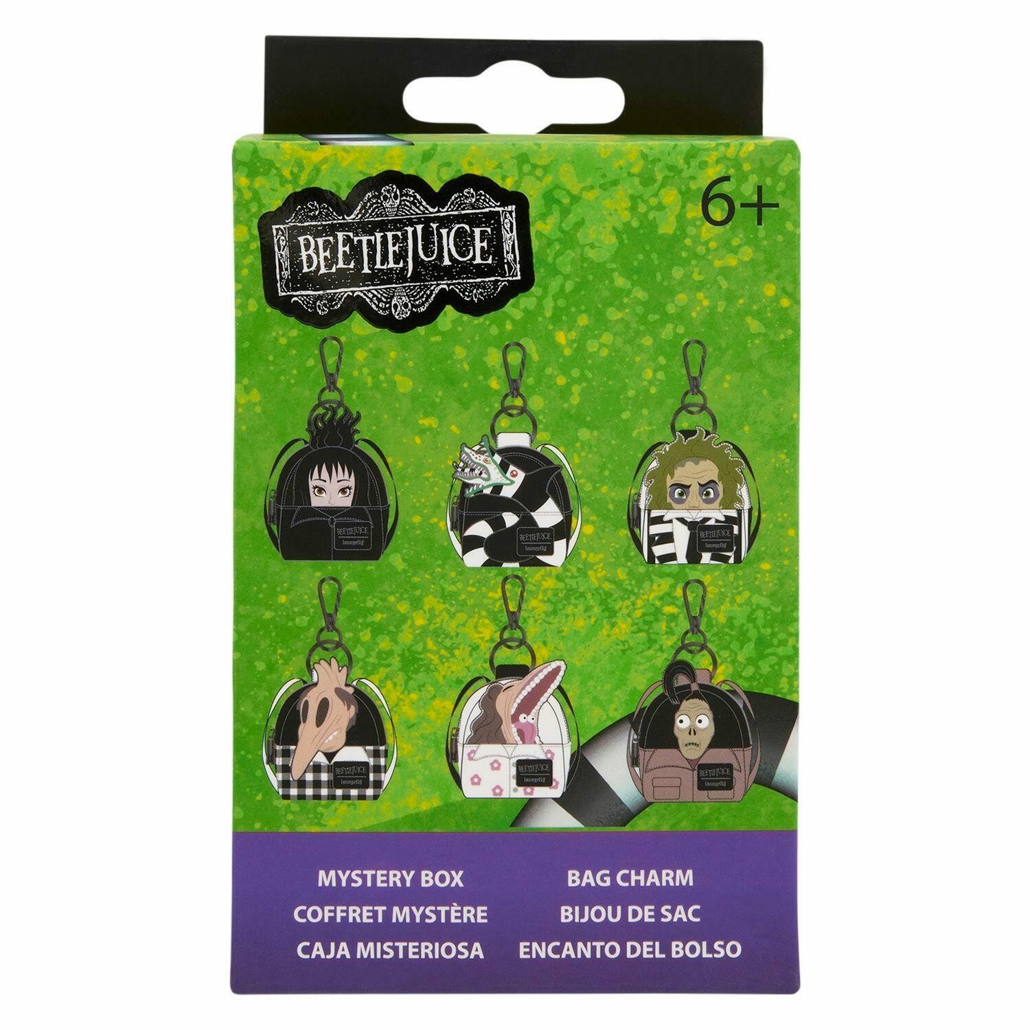 Beetlejuice Cosplay Mystery Mini Backpack Keychain Charm (One Charm)