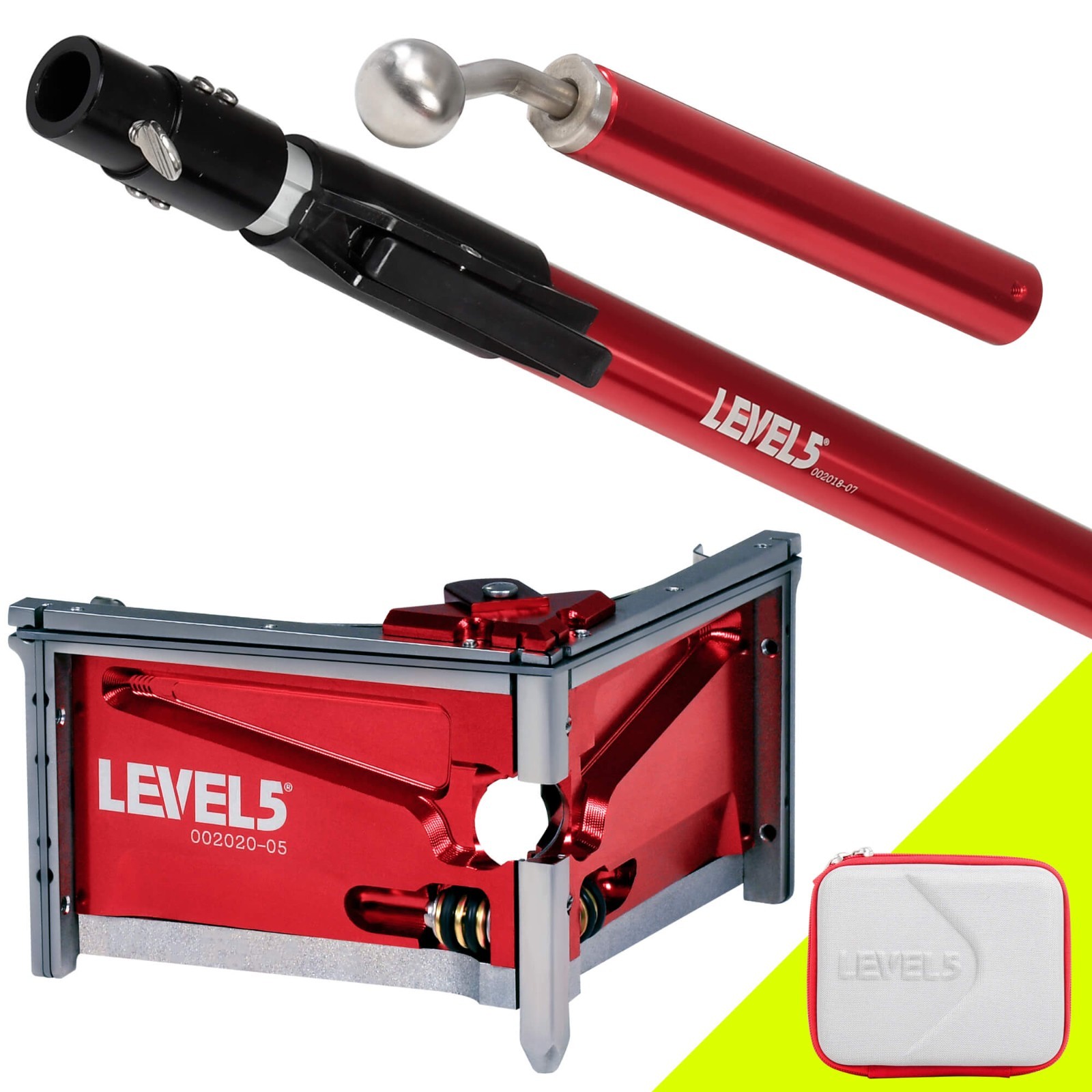 LEVEL5 Drywall Tools - 4" Corner Finisher + Extendable Handle | 4-539