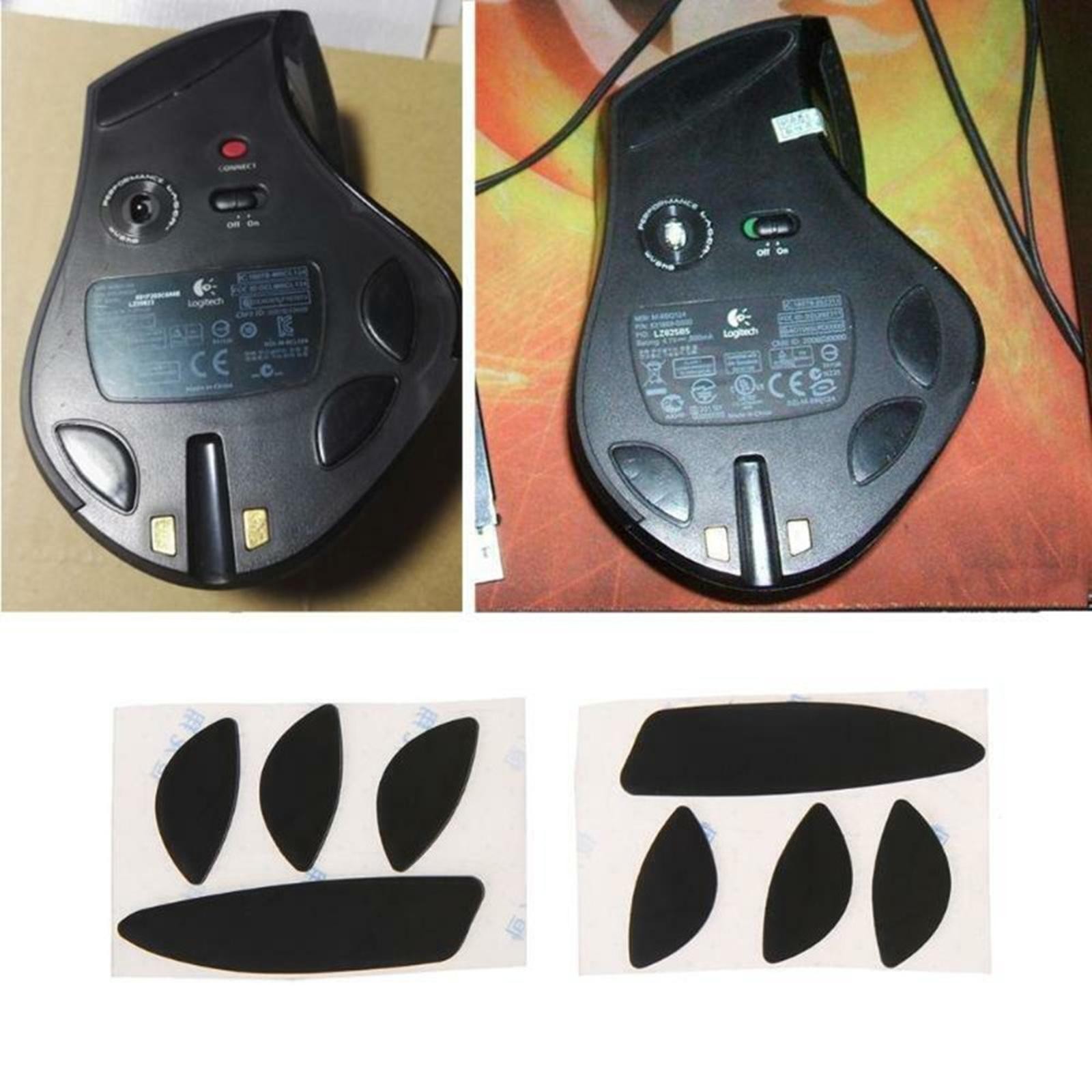 Professional for Logitech MX Revolution Mouse Skates Replacement Glide Feet Pad