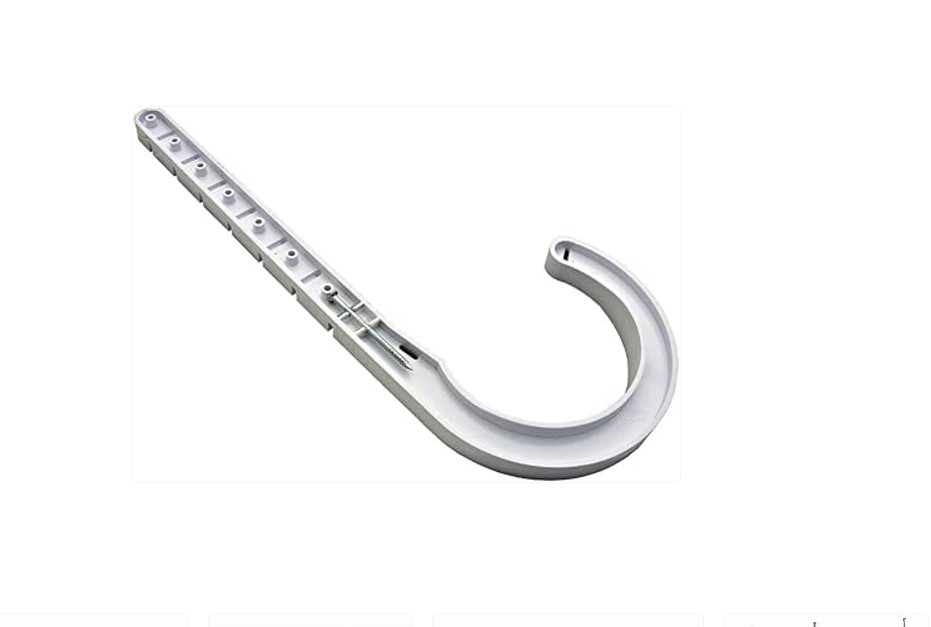 1 1/4"  Contractor Pack of 10  Plastic J-Hook Pipe Hanger DWV  #301280