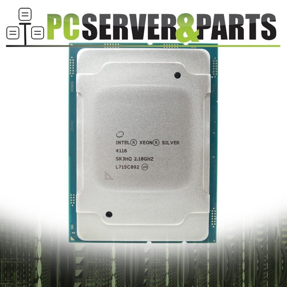 Intel Xeon Silver 4116 SR3HQ 2.10GHz 16.5MB 12-Core LGA3647 CPU Processor