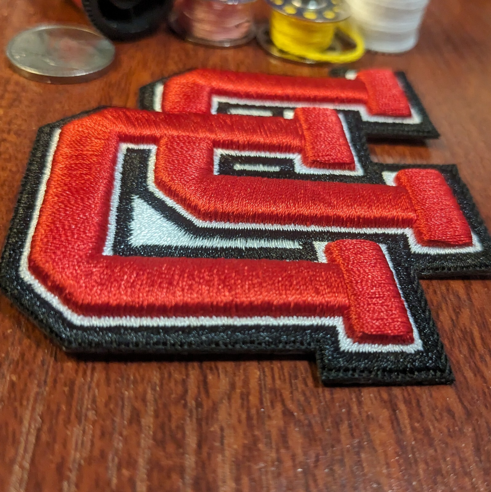 Utah Utes University of Utah College Embroidered Iron On 3D Puffer Patch 3x3.25"