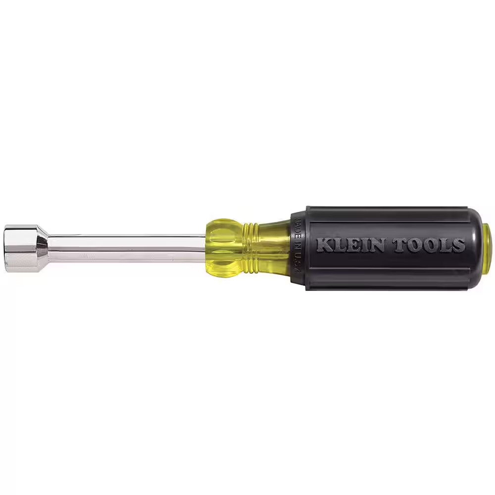9/16 In. Nut Driver with 4 In. Hollow Shaft- Cushion Grip Handle Free Shipping N
