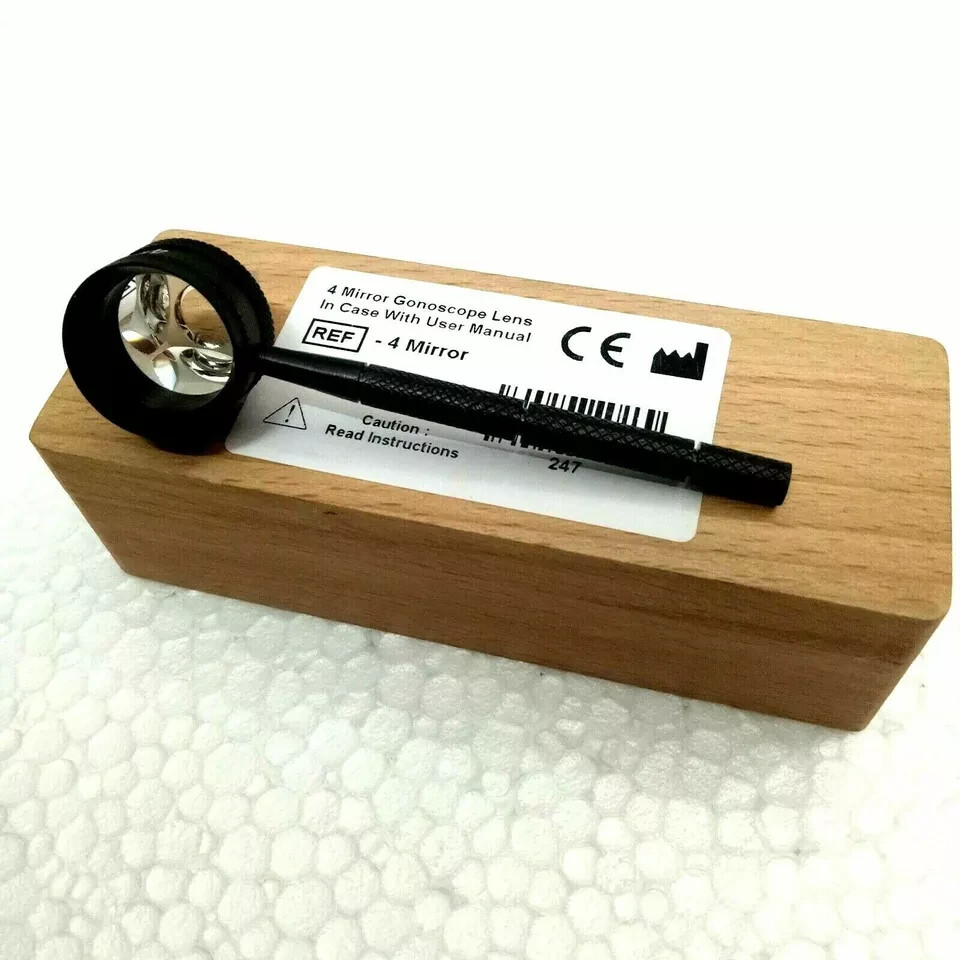 4 Mirror Magnification Gonioscope Lens Anti Reflecting Coating MADE IN USA