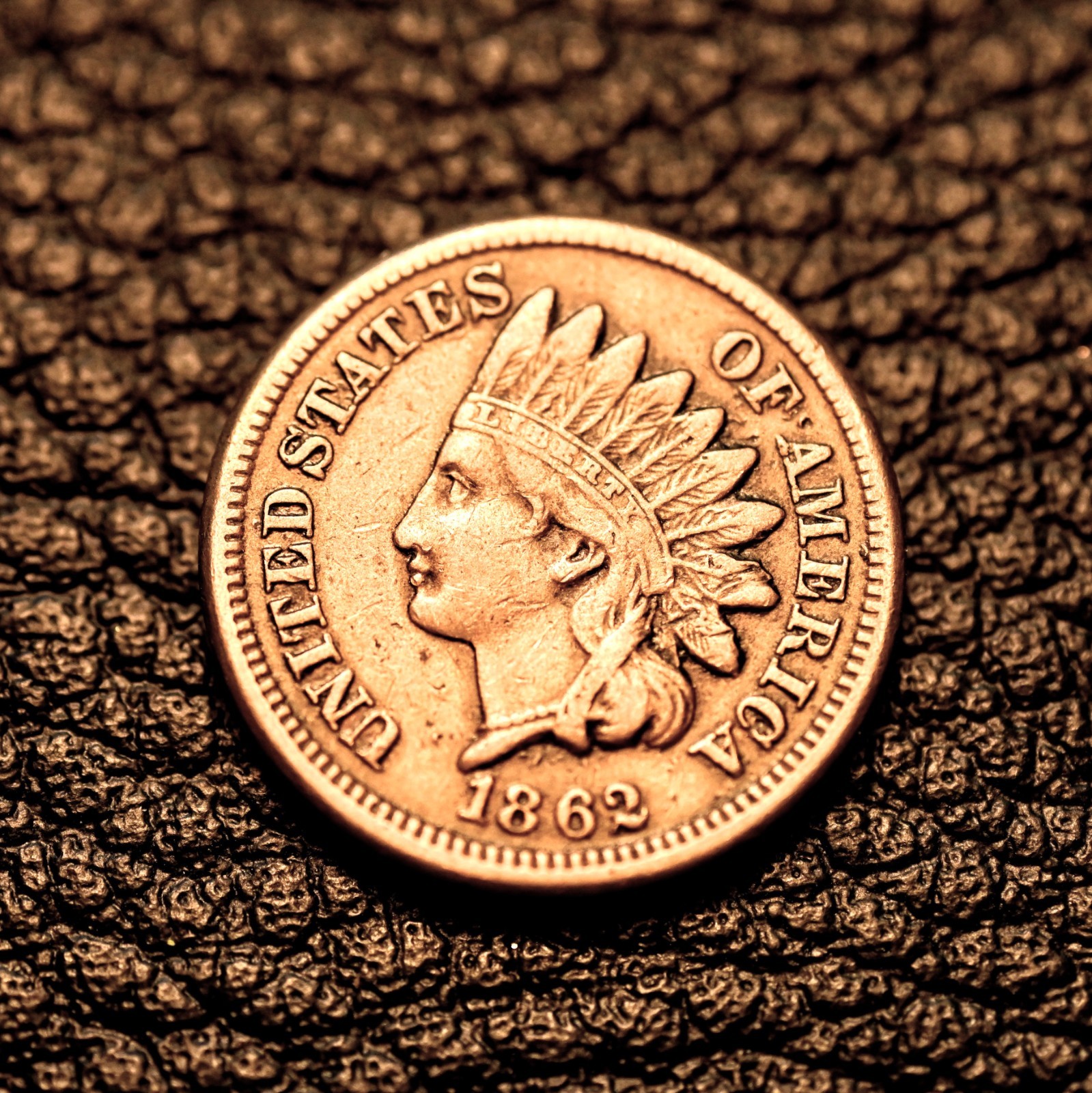 (ITM-8416) 1862 Indian Cent ~ XF+ / EF+ Condition ~ COMBINED SHIPPING!