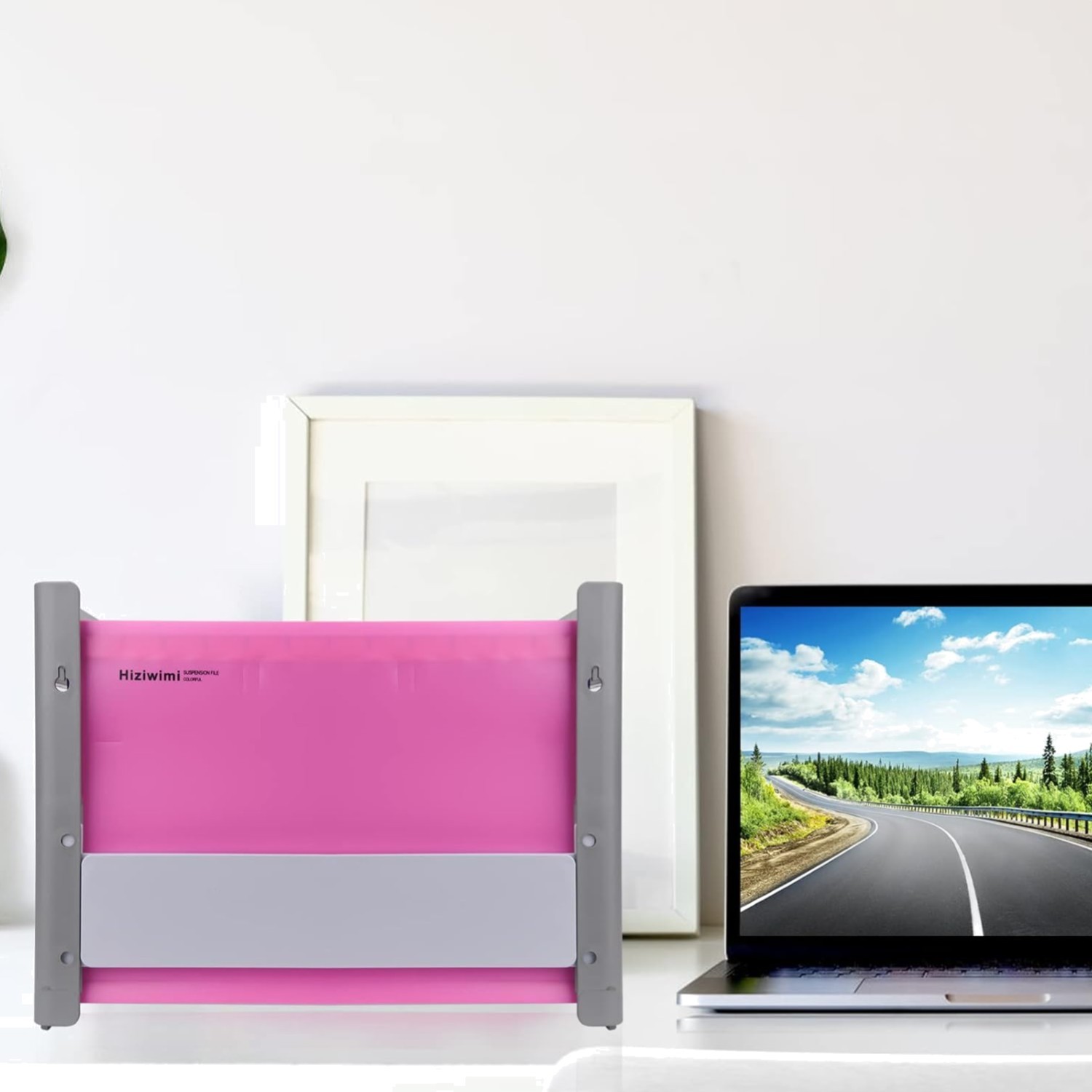 Durable V-Shaped Hanging File Folders - 15 Pcs with Colorful Organization Tabs