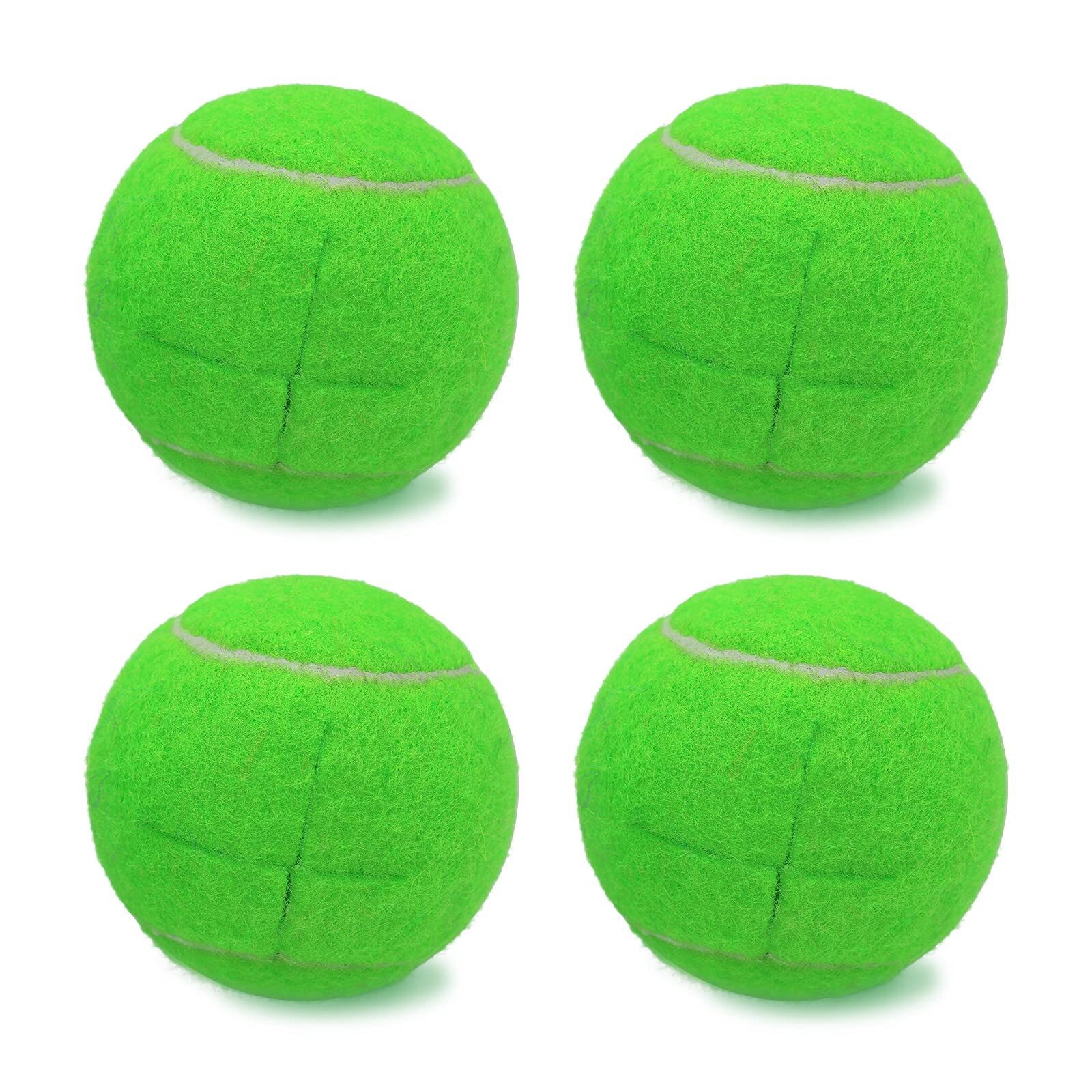4-Pack Precut Tennis Balls Cyan for Furniture Legs Floor Protection Long-Lasting