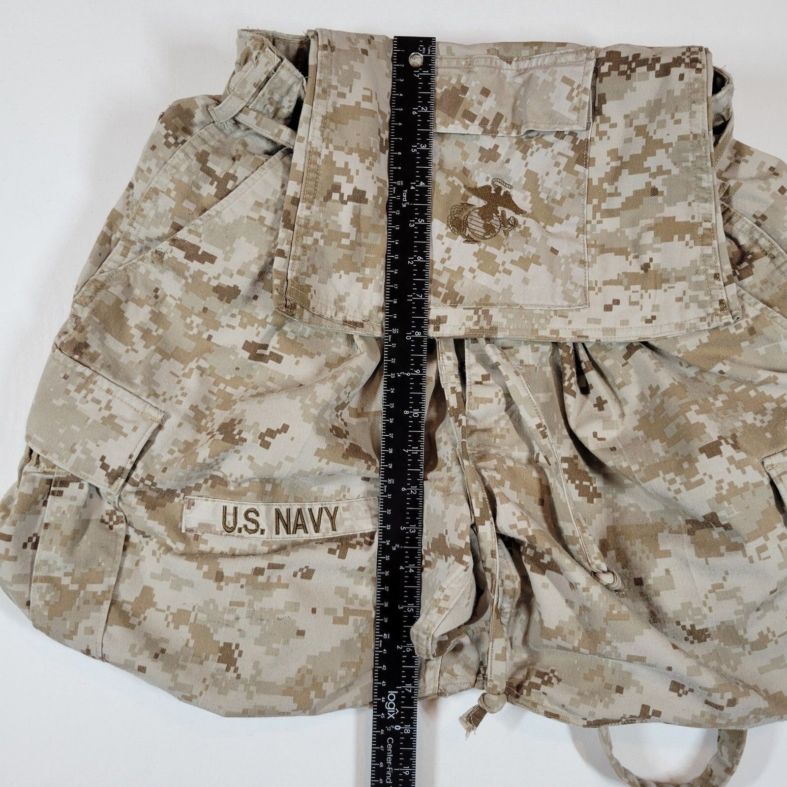 US Navy Camouflage Backpack – Magnetic Closure – Excellent Condition – Tactical