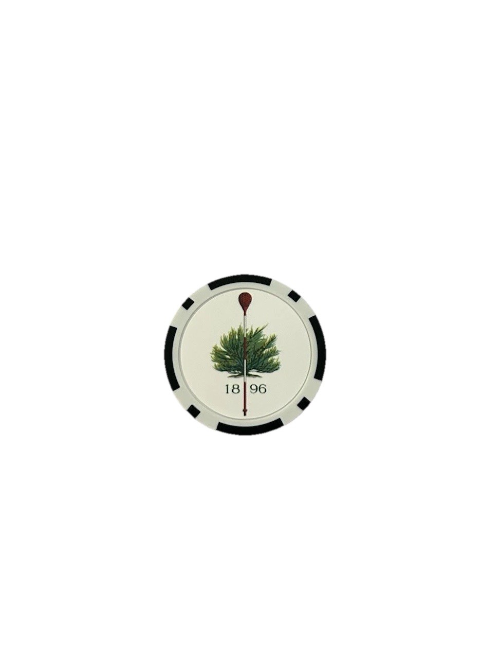 Merion Golf Club Poker Chip Golf Ball Marker Magnetic 1.5 Inch New