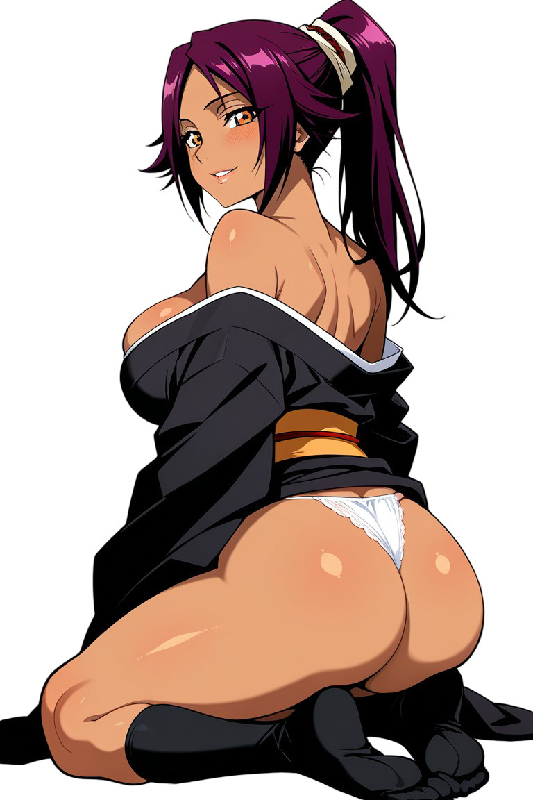 Yoruichi Bleach Anime Waifu Sticker 6" Car Decal Weatherproof