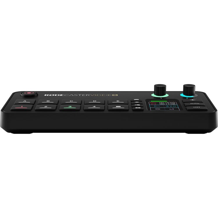 RODECaster Video S All-in-One Video Console (RCV-S) + 2x Podcast Mic Pack + More