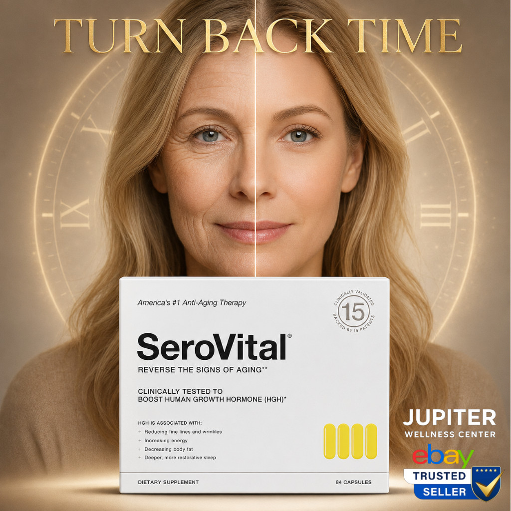 SeroVital Anti-Aging H.GH Support Reverse Signs of Aging 84 Capsules Exp 3/2028+