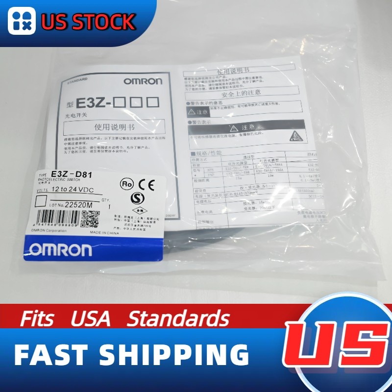 Omron E3Z-D81 E3Z-LS61 E3Z-R81 E3Z-T81 E3Z-D61 E3Z-D62 E3Z-LL86 E3Z-D81 E3Z-R61