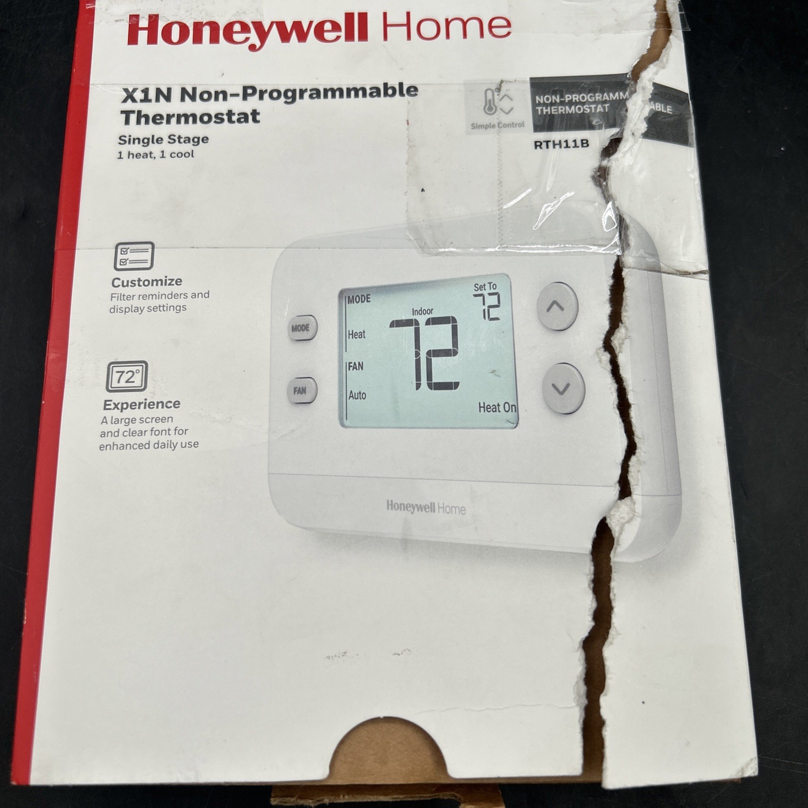 Honeywell Home RTH11B X1N Non-Programmable Thermostat 1H/1C NEW