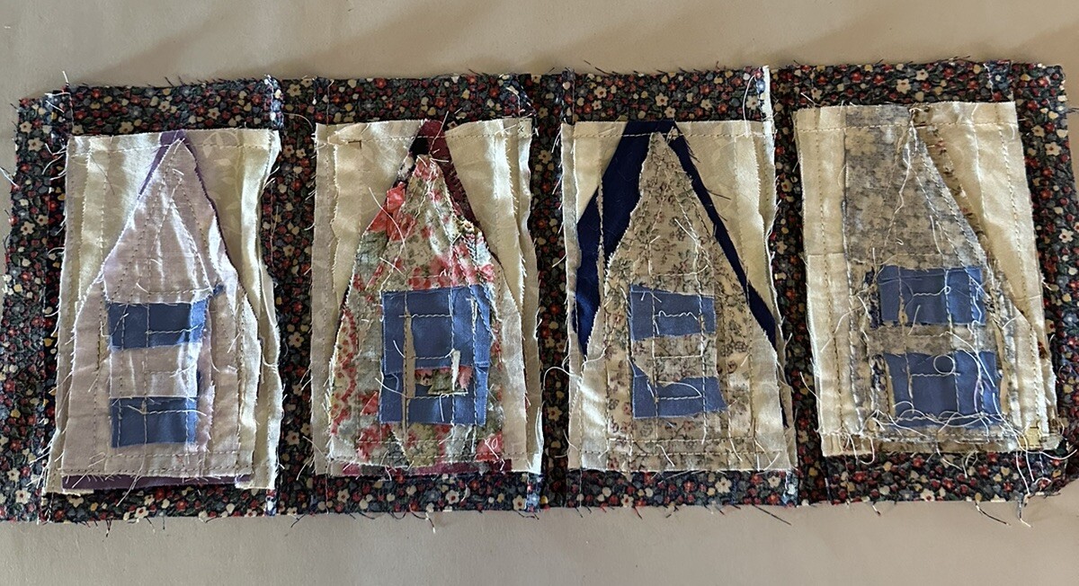 Paper Pieced Houses