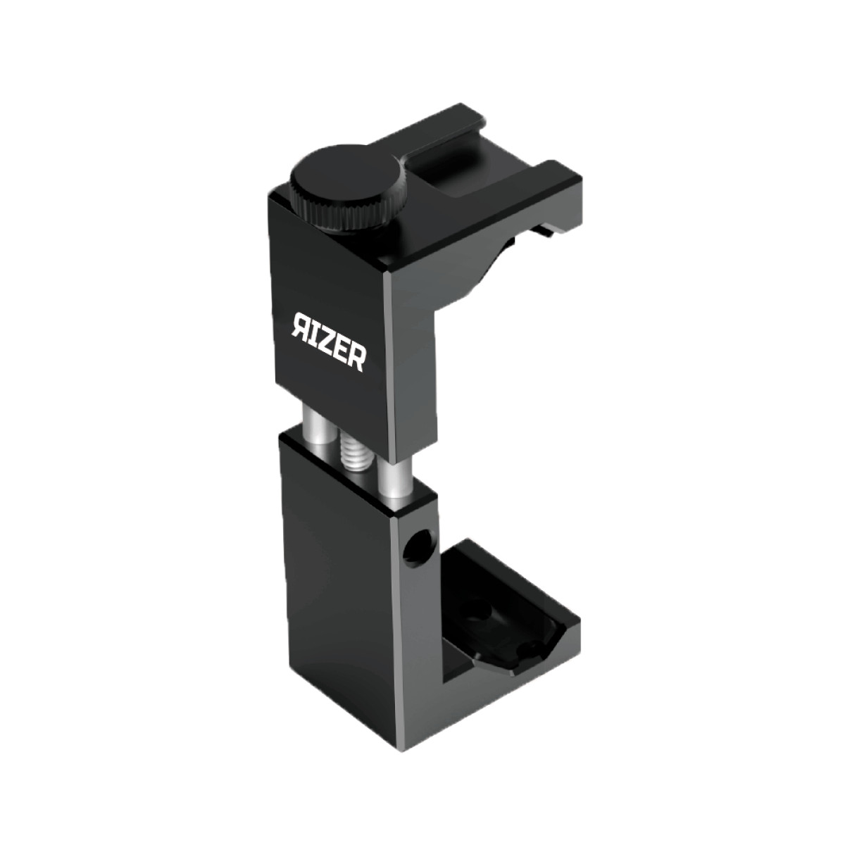 Rizer Smartphone Tripod Mount Metal Universal Phone Clip Holder With Cold Shoe