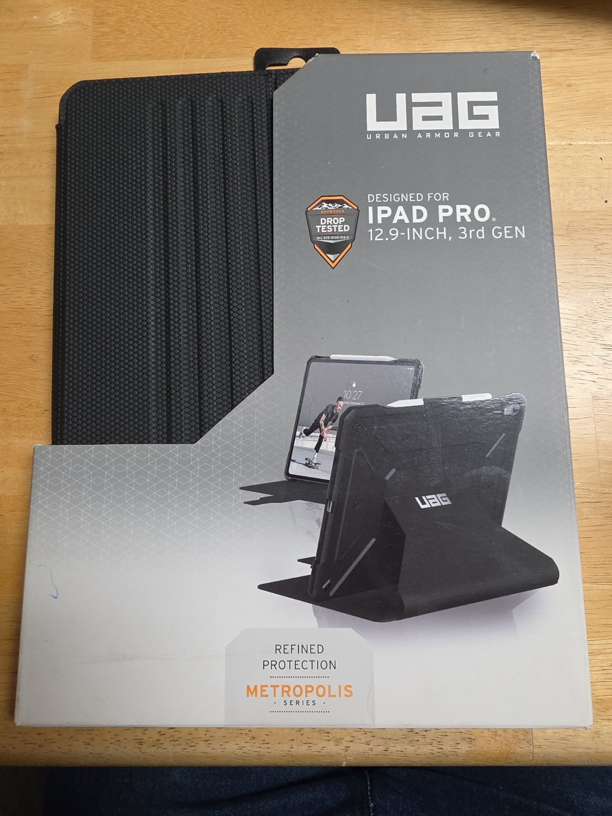 Urban Armor Gear Metropolis Case for iPad Pro 12.9in 3rd Gen- black