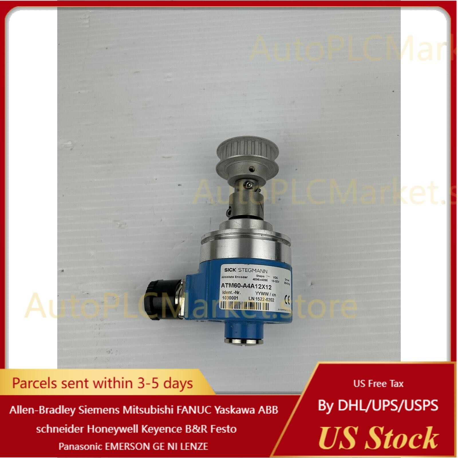 US FREE TAX Sick Stegmann ATM60-A4A12X12 Absolute Encoder 1030001