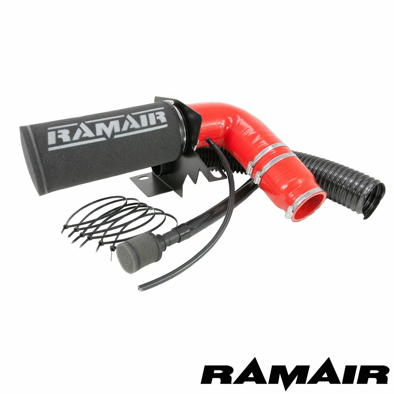 Red Air Filter Intake Induction Kit to fit Citroen Peugeot 1.2 PureTech & e-THP