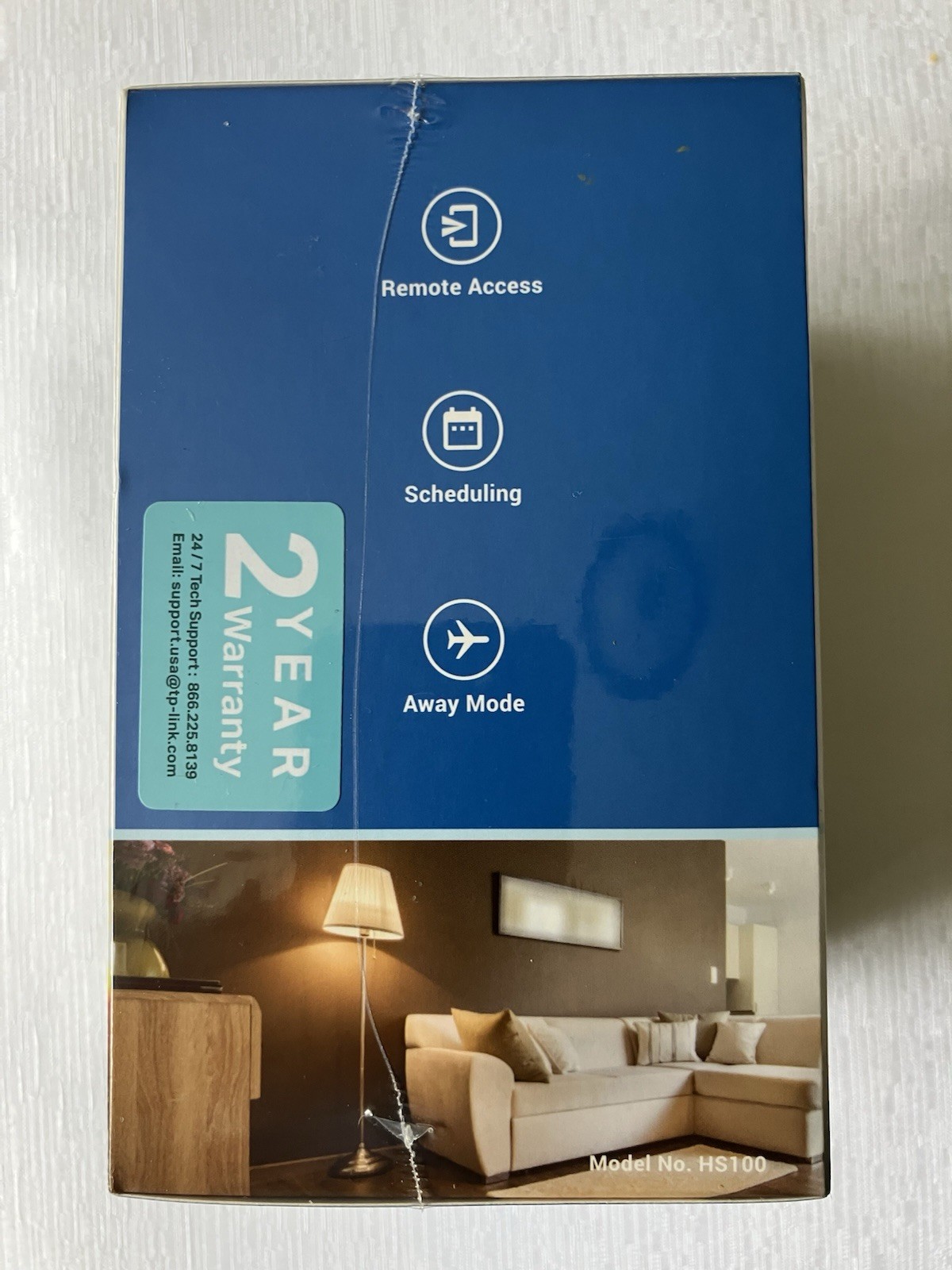 TP-LINK Smart Wi-Fi Plug HS100 Remote Access Scheduling Away Mode Alexa US Plug