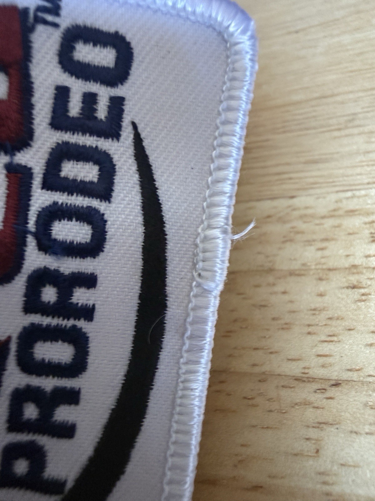 PRCA Pro Rodeo Patch Sew-On Cowboy Hat Western Sticker Embroidered Patch