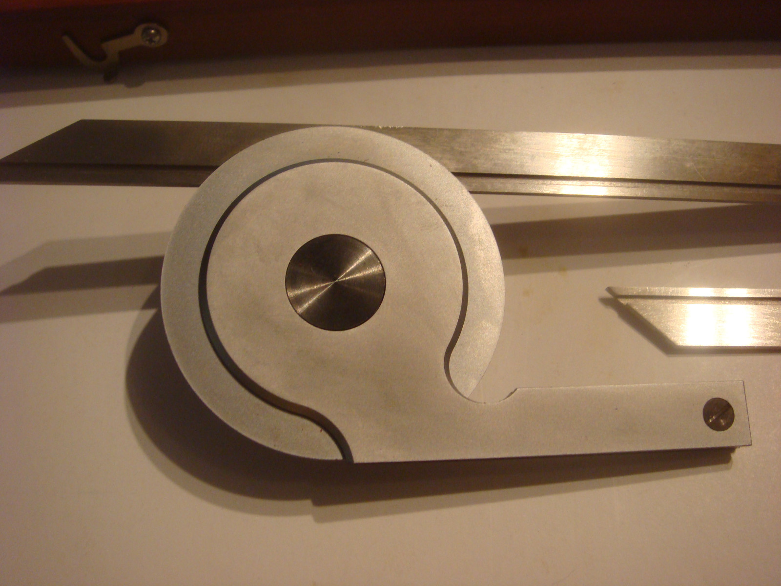 Starrett C359 Precision Universal Bevel Vernier Protractor, 7" And 12"Blade Size