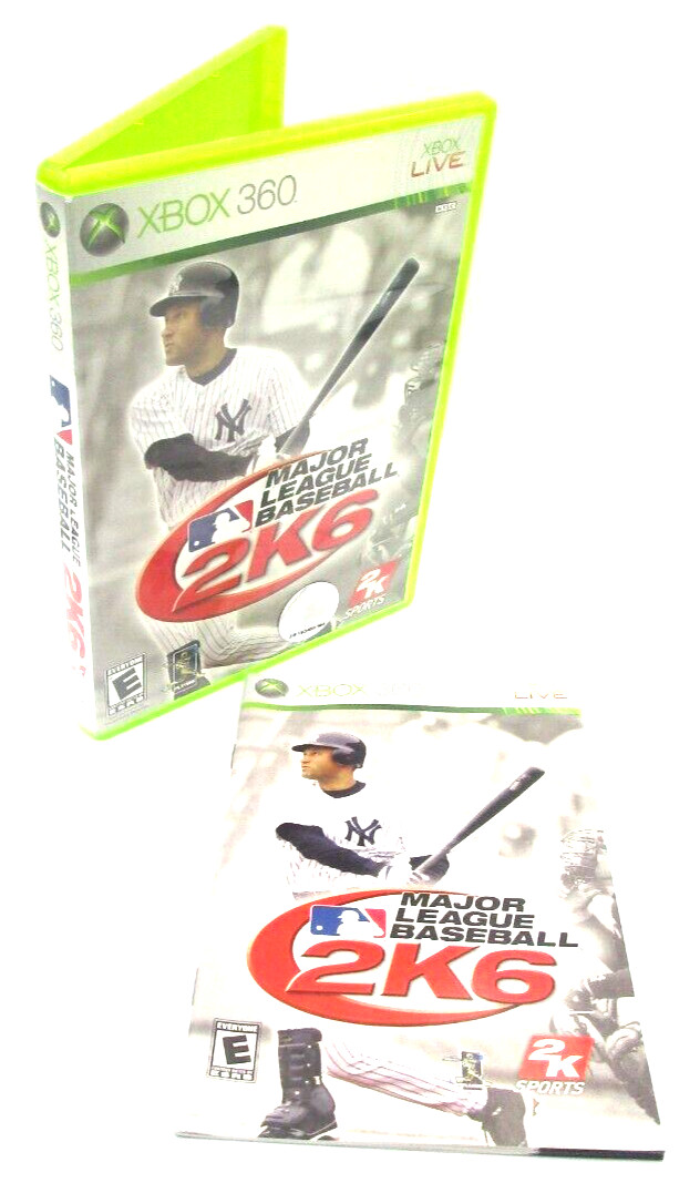 MLB Major League Baseball 2K6 Microsoft XBox 360 EMPTY Case w/ Manual