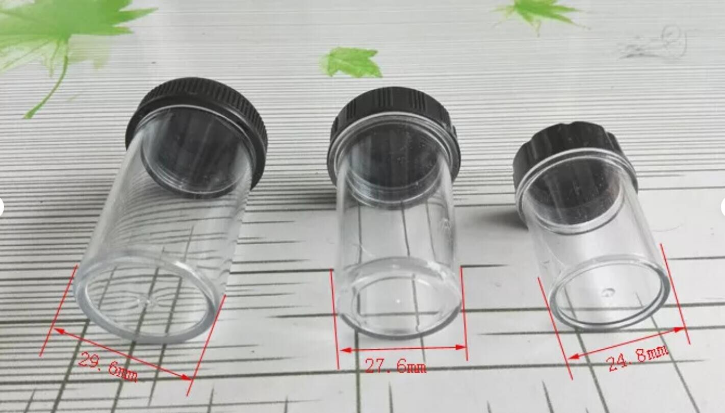 Microscope Objective Lens Protection Box RMS Thread Microscope Plastic Lens Box