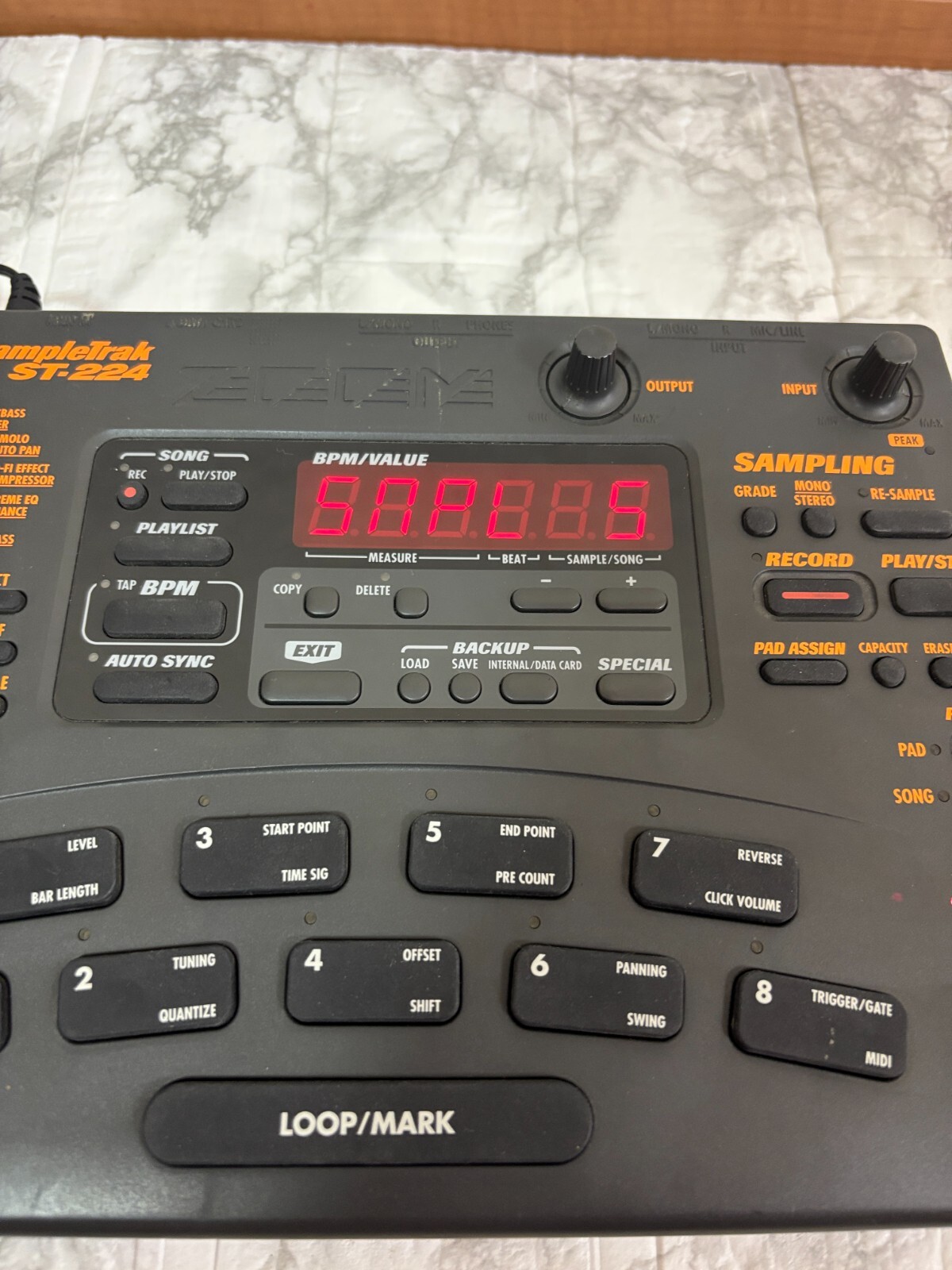 Zoom ST-224 SampleTrak Vintage Digital Sampler Rhythm Machine Japan Tracking