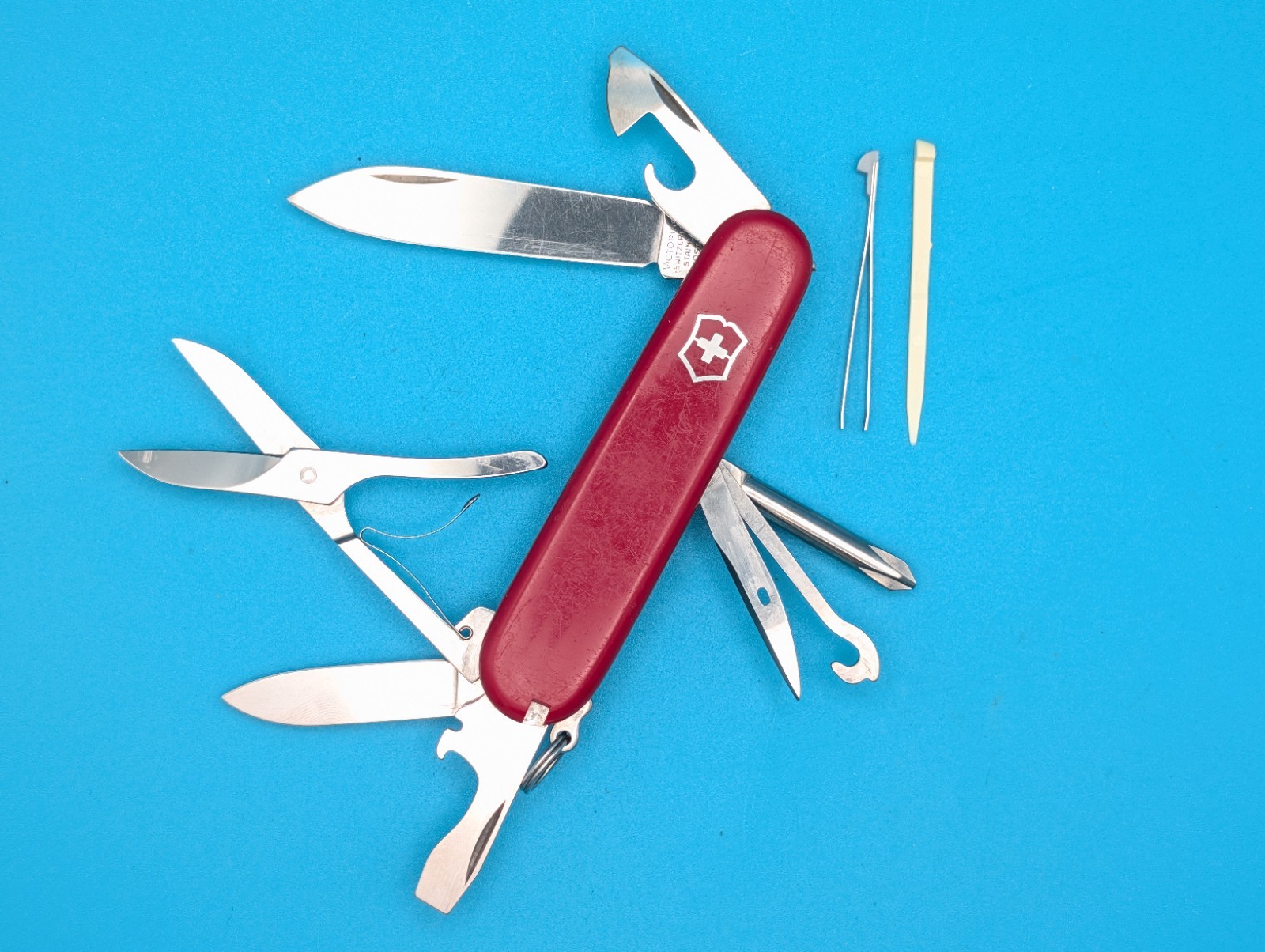Victorinox Super Tinker Swiss Army Knife Multi Tool Red!
