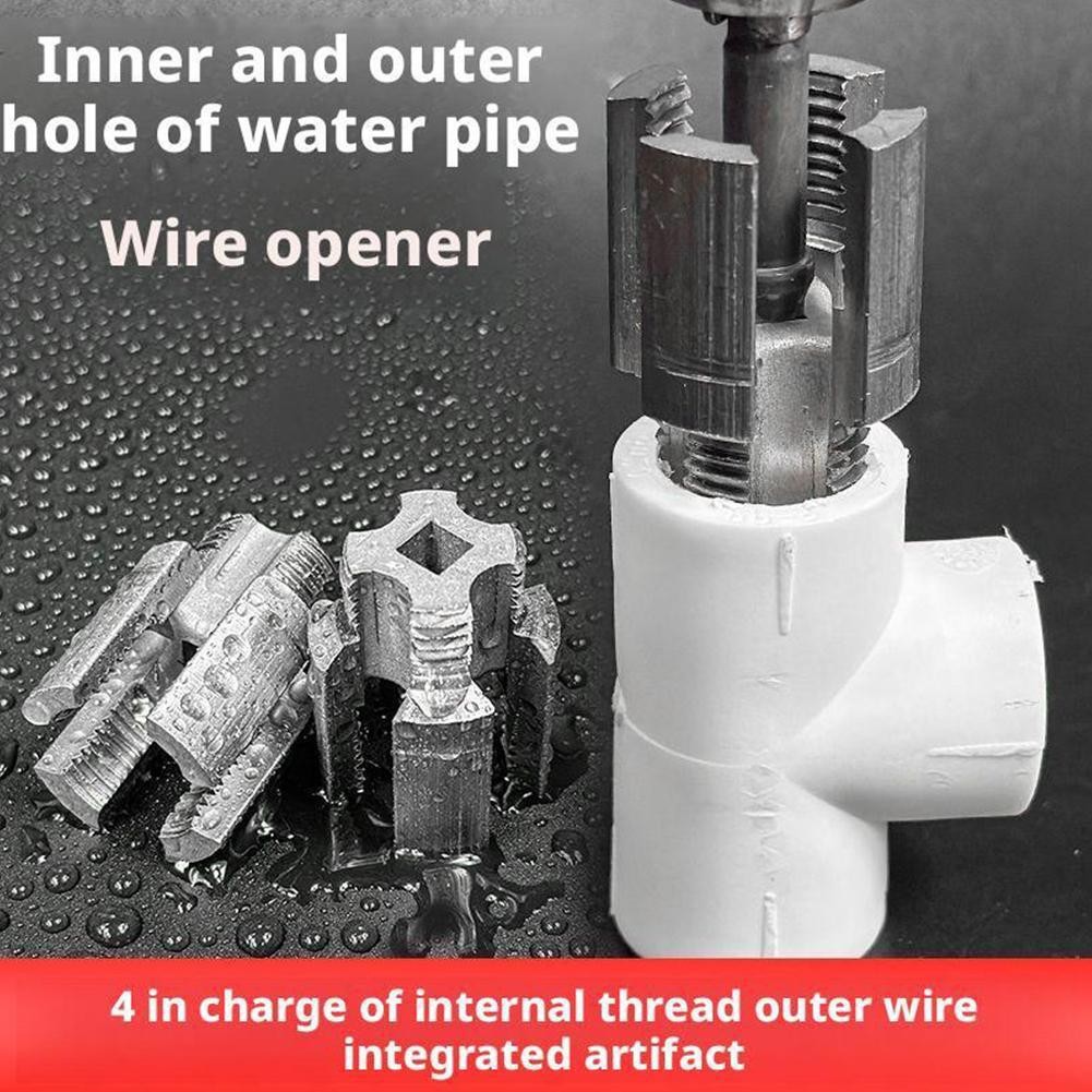 Integrated Internal & External Pipe Threading Tool,PVC Pipe Thread Cutting Tool