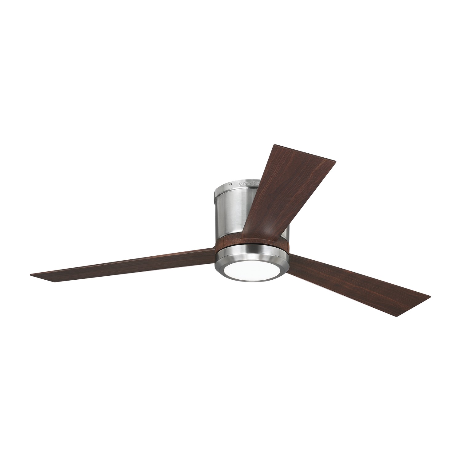 Generation Lighting Clarity 52" Huggers - Pewter, Nickel, Silver 1-Light