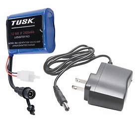 Tusk Enduro Lighting Kit Replacement Lithium Battery Pack With Charger Lighting