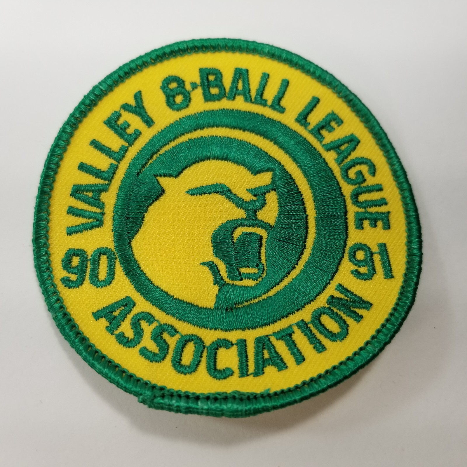 Valley 8 Ball Pool League Association 1990 1991 90 91 Patch VNEA