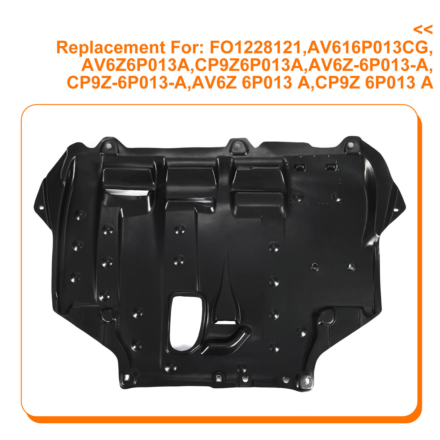Engine Splash Shield For 2012-2019 Ford Focus 2013 2014-2018 C-Max For FO1228121