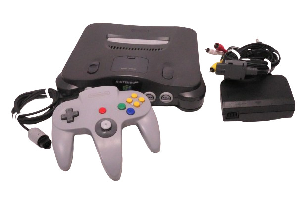 Nintendo 64 Console With Controller & Cords