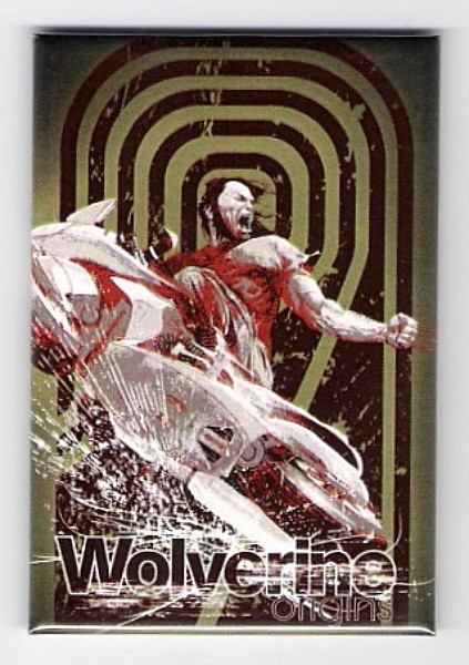 X-Men's Wolverine Origins Riding A Motorcycle Refrigerator Magnet NEW UNUSED
