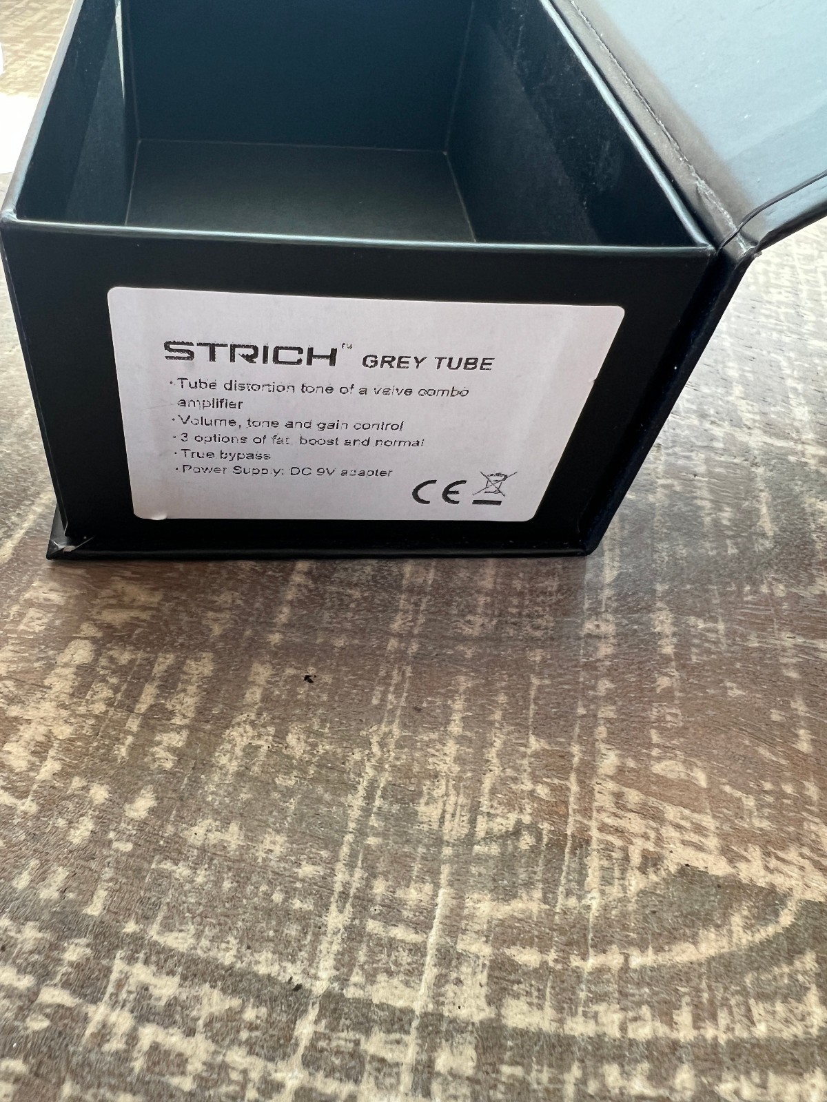 Strich Grey Tube Guitar Pedal - Valve Stack Simulator - True Bypass - Open Box