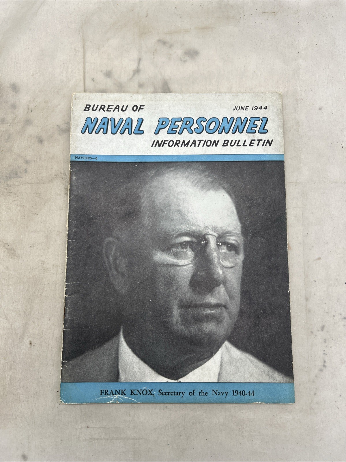 WW2 US Naval Personnel Magazine June 1944 (CC228