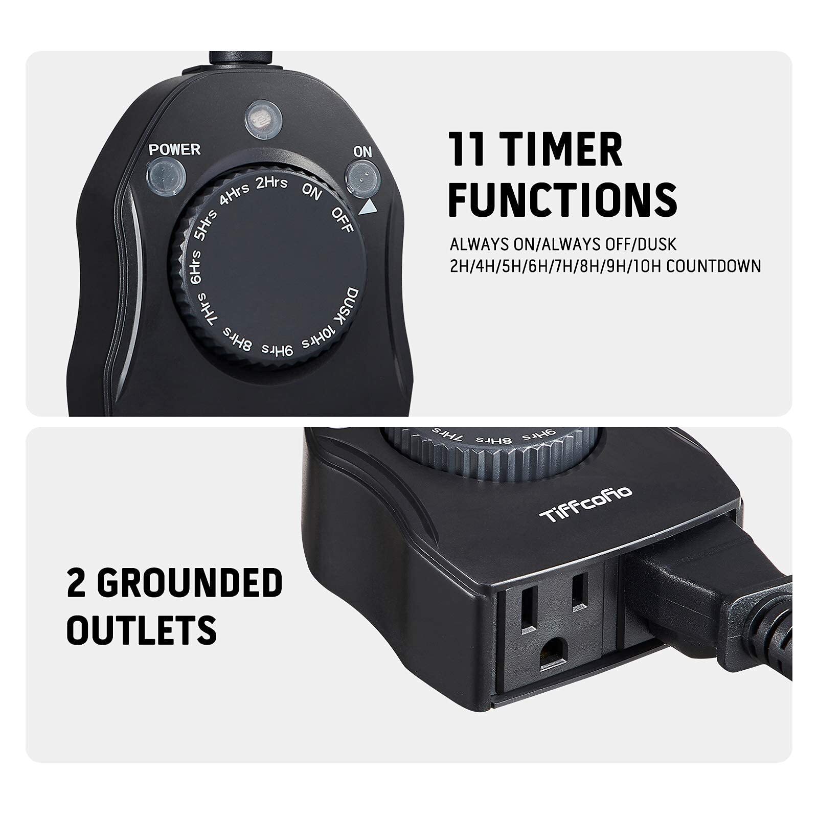 Outdoor Timer Outlet Dusk To Dawn Light Sensor Timer Outdoor Light Timer For Ele