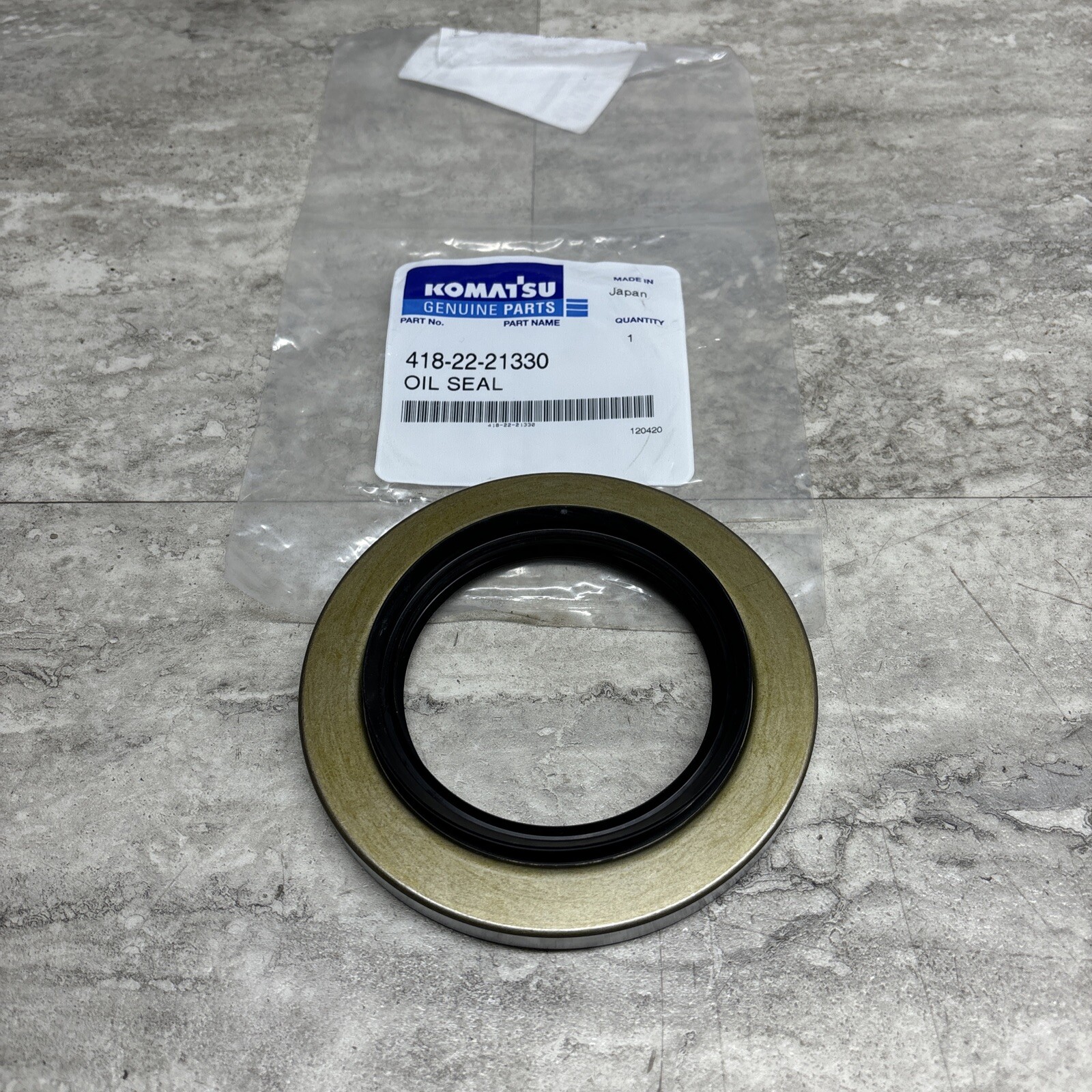 OEM Komatsu 418-22-21330 Oil Seal, New