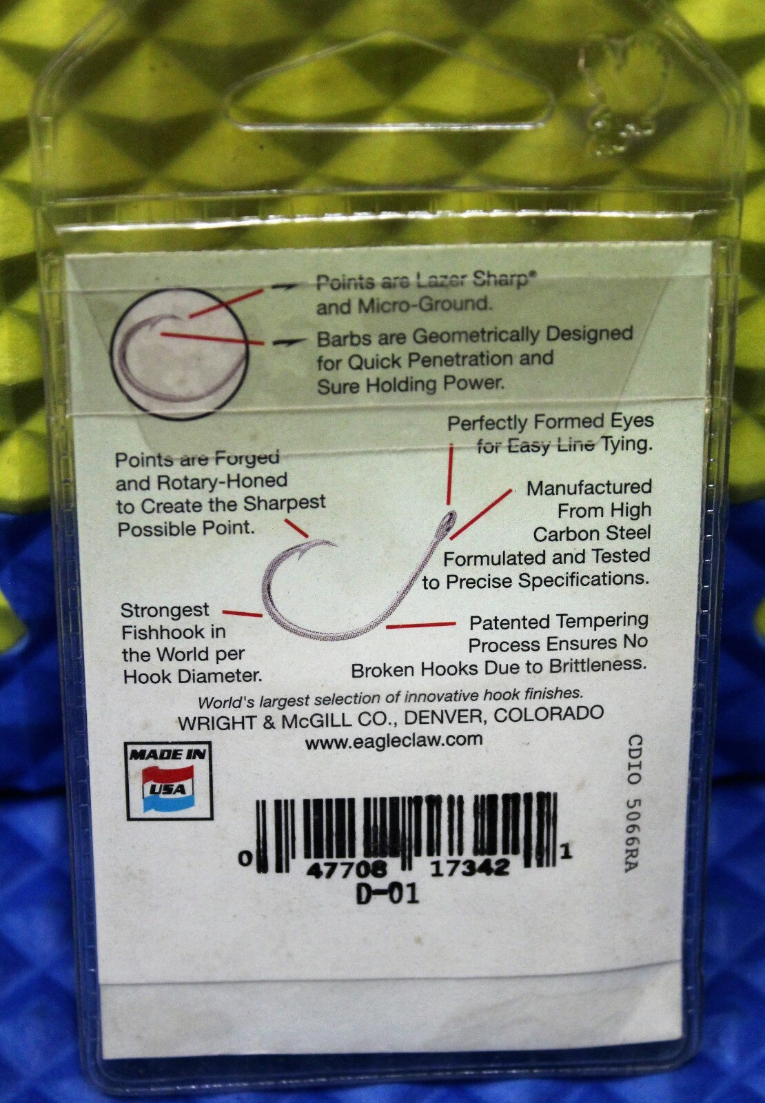 Eagle Claw Fish Hook Saltwater Lazer Sharp L118G Size 4 Bronze 10EA