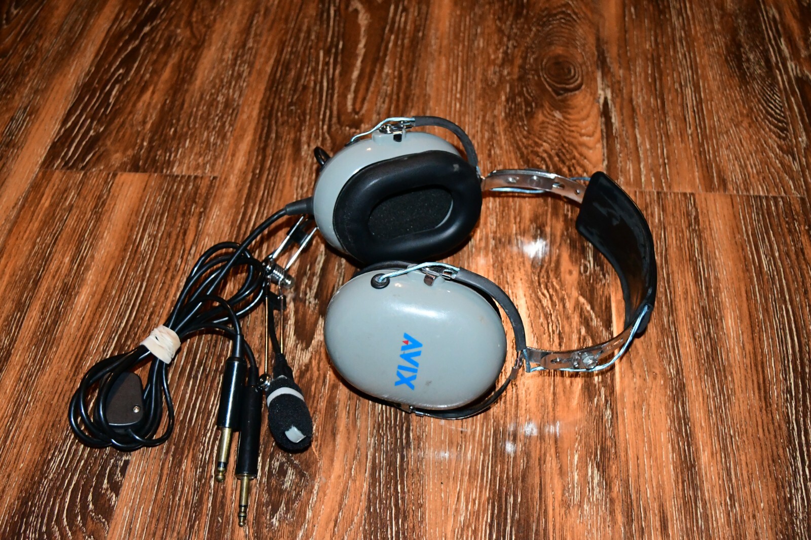 AVIX AX-20 Headset - Dual GA Plugs-good shape- rare 2k
