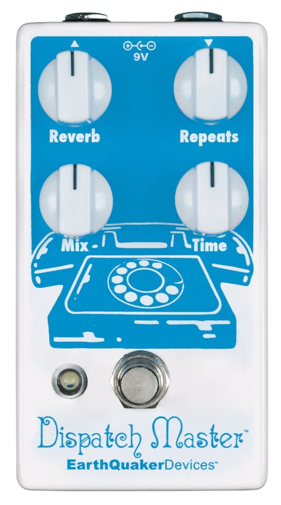 EARTHQUAKER DEVICES DISPATCH MASTER V3 HI-FI DIGITAL DELAY AND REVERB PEDAL :