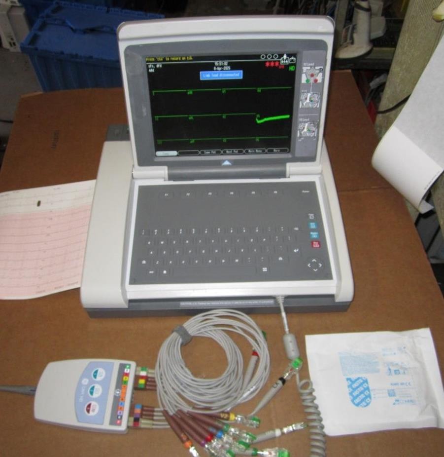 GE Marquette MAC 5500 HD Resting ECG EKG CAM 14 DIAG tipt acsm crit elan rqry